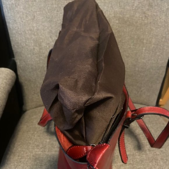 Brand New Burgundy Purse/Shoulder Bag from Bali - Picture 7 of 12